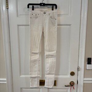 rag and bone Women's Jeans, White, size 24, good condition! Luxury Denim